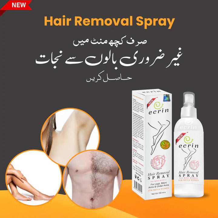 Ecrin Hair Removal Spray – For Men And Women