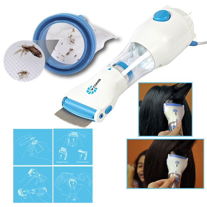 V-Comb Electronic Anti Lice & Eggs Solution Kit