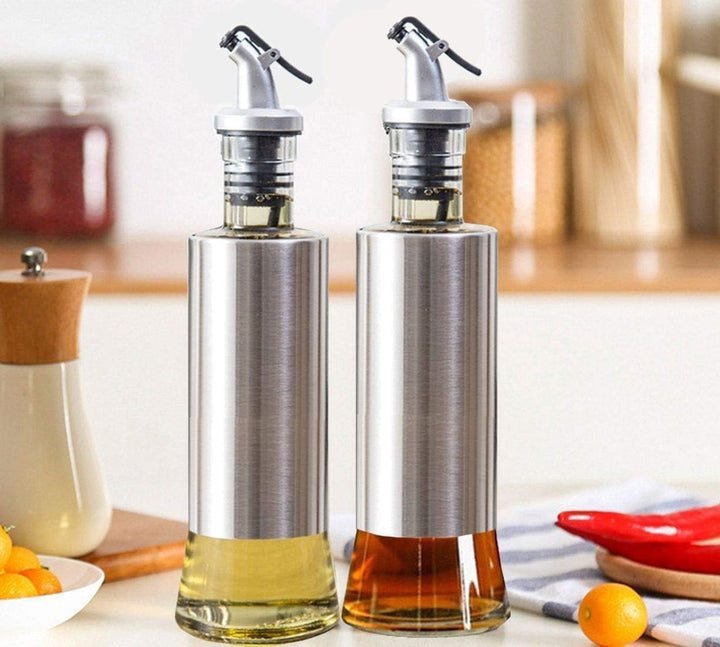 Glass Cooking Oil & Vinegar Bottle
