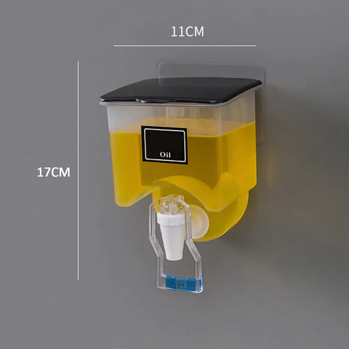 Wall-Mounted Oil Vinegar Dispenser